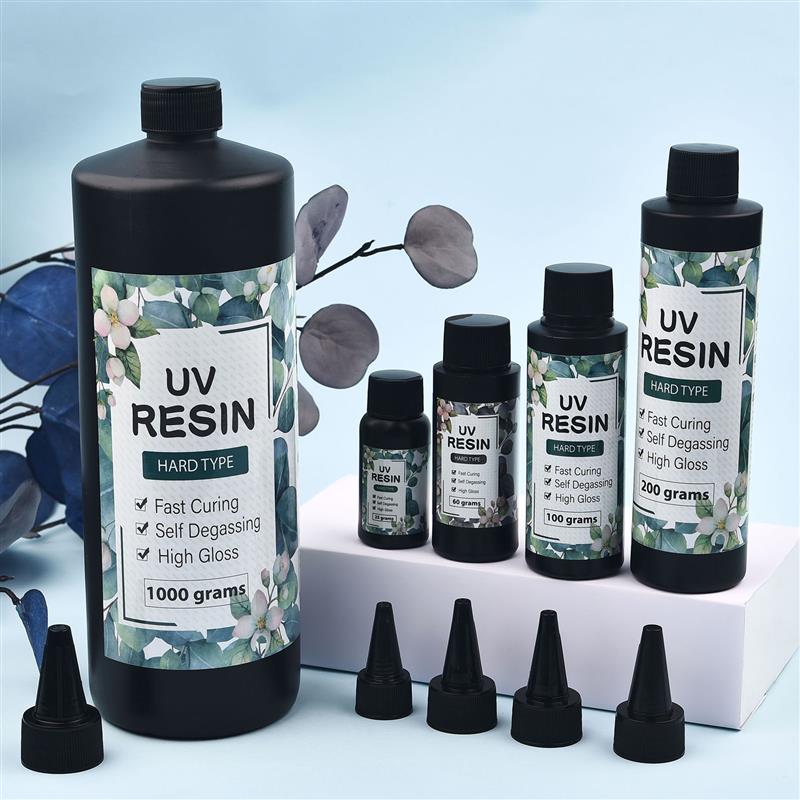 Resin Art Tool Kit - Hard UV Resin Glue Crystal Clear