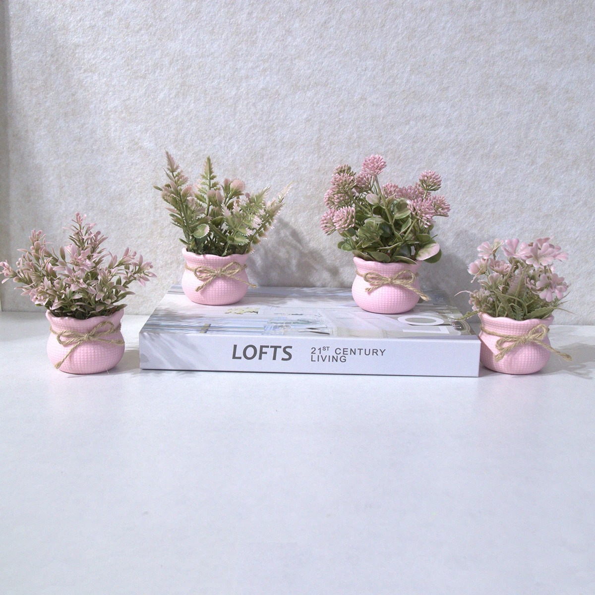 Mini Artificial Pink Series Fl - Resin Art Tree review and price