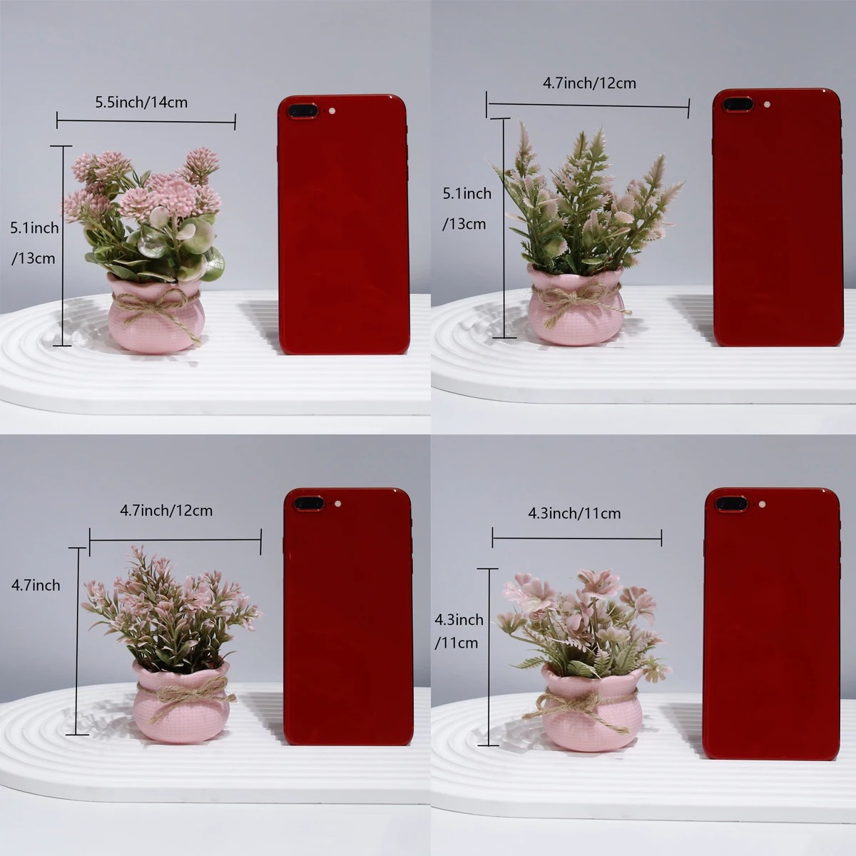 Mini Artificial Pink Series Fl - Resin Art Tree review and price