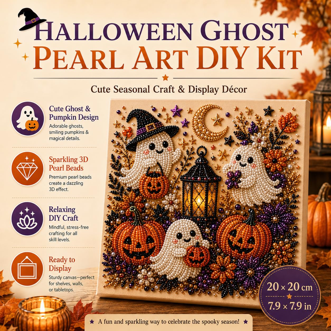 @Halloween Ghost Pearl Art Kit - Resin Art Kit For Beginners review and price