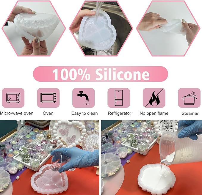 Bubble Resin Tray Silicone Mol - Resin Art Tray review and price