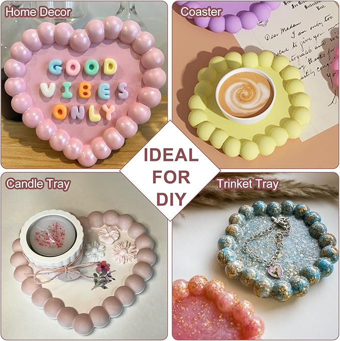 Bubble Resin Tray Silicone Mol - Resin Art Tray review and price