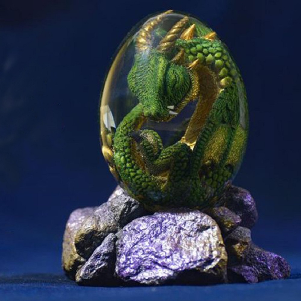 Lava Dragon Egg Statue With St - Resin Art Stand review and price