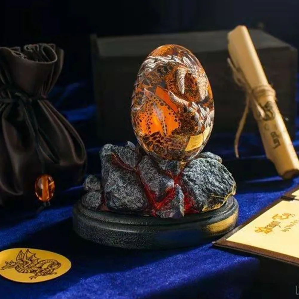 Lava Dragon Egg Statue With St - Resin Art Stand review and price