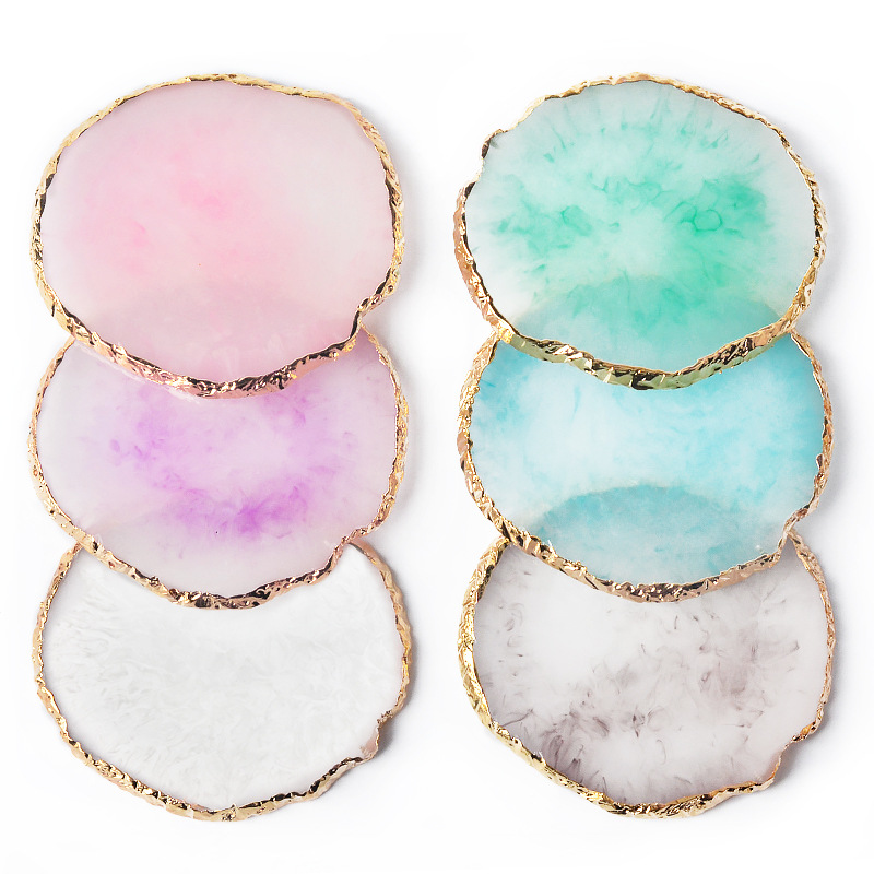6 Round Resin Onyx Stone Nail  - Resin Art Stand review and price
