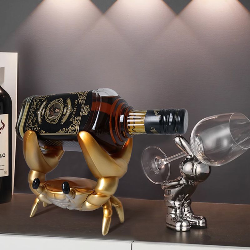 Creative Crab Wine Rack Sculpt - Resin Art Stand review and price