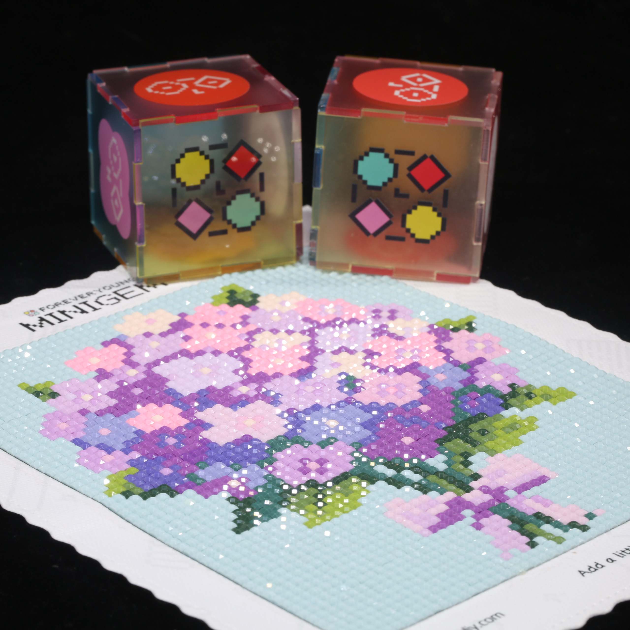 Minigem® Purple Hydrangea 5D D - Resin Art Kit For Beginners review and price