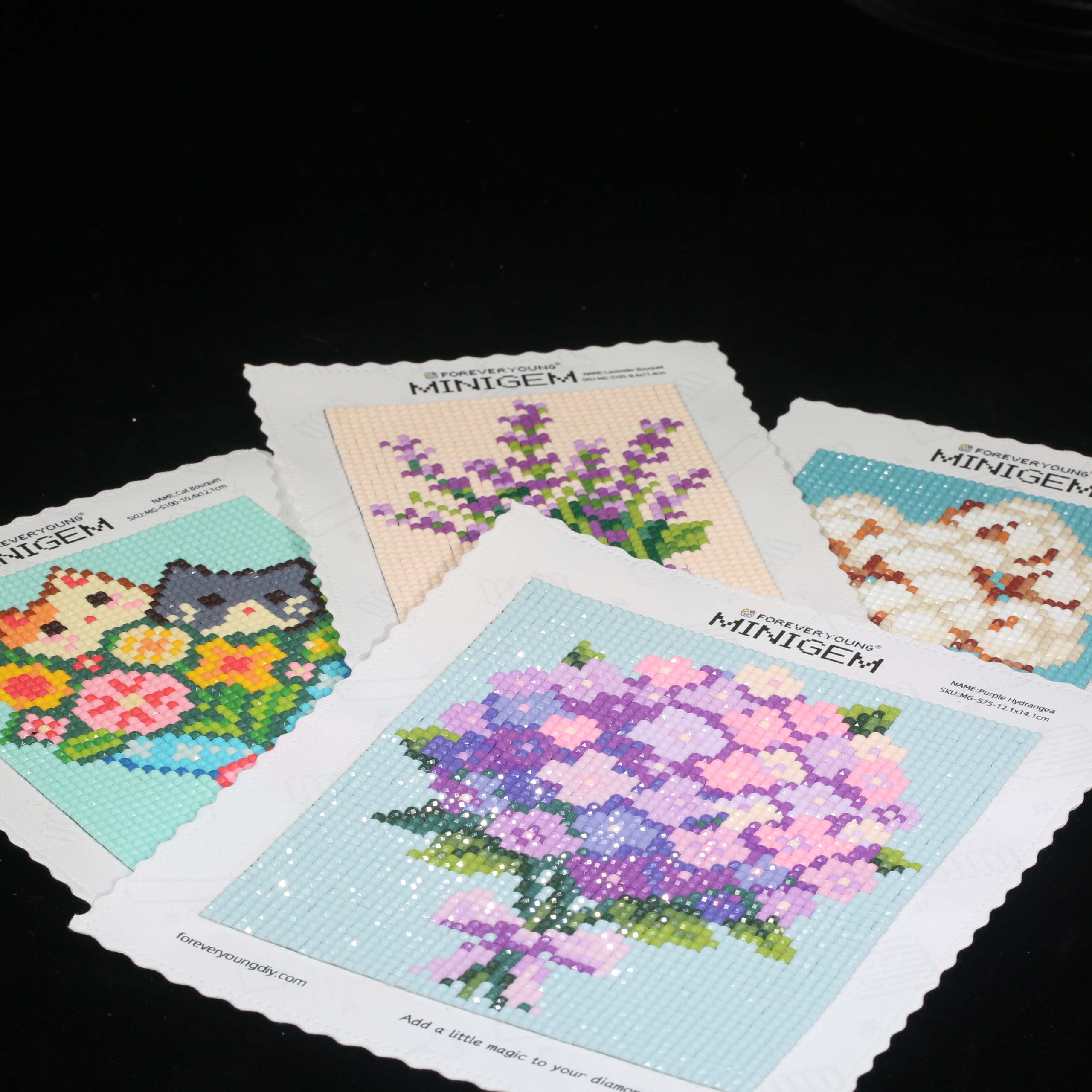 Minigem® Purple Hydrangea 5D D - Resin Art Kit For Beginners review and price