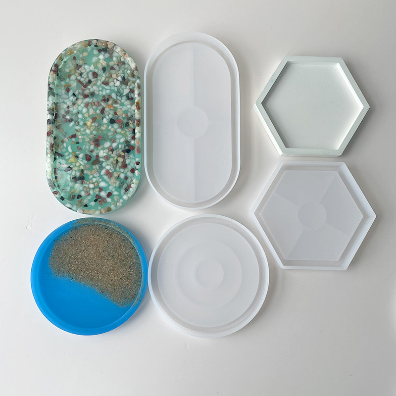 Round Coaster Silicone Mold DI - Resin Art Tray review and price