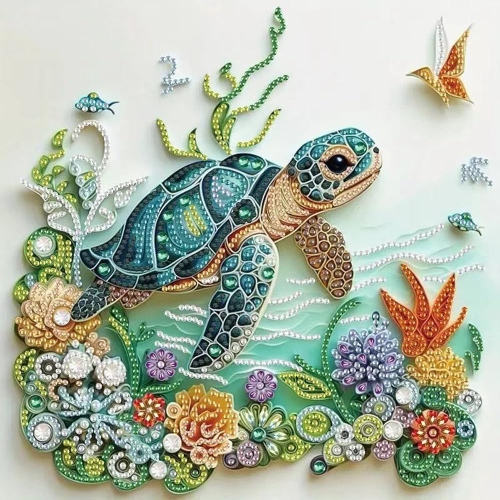 Sea Turtle Animal Diamond Pain - Resin Art Kit For Beginners review and price