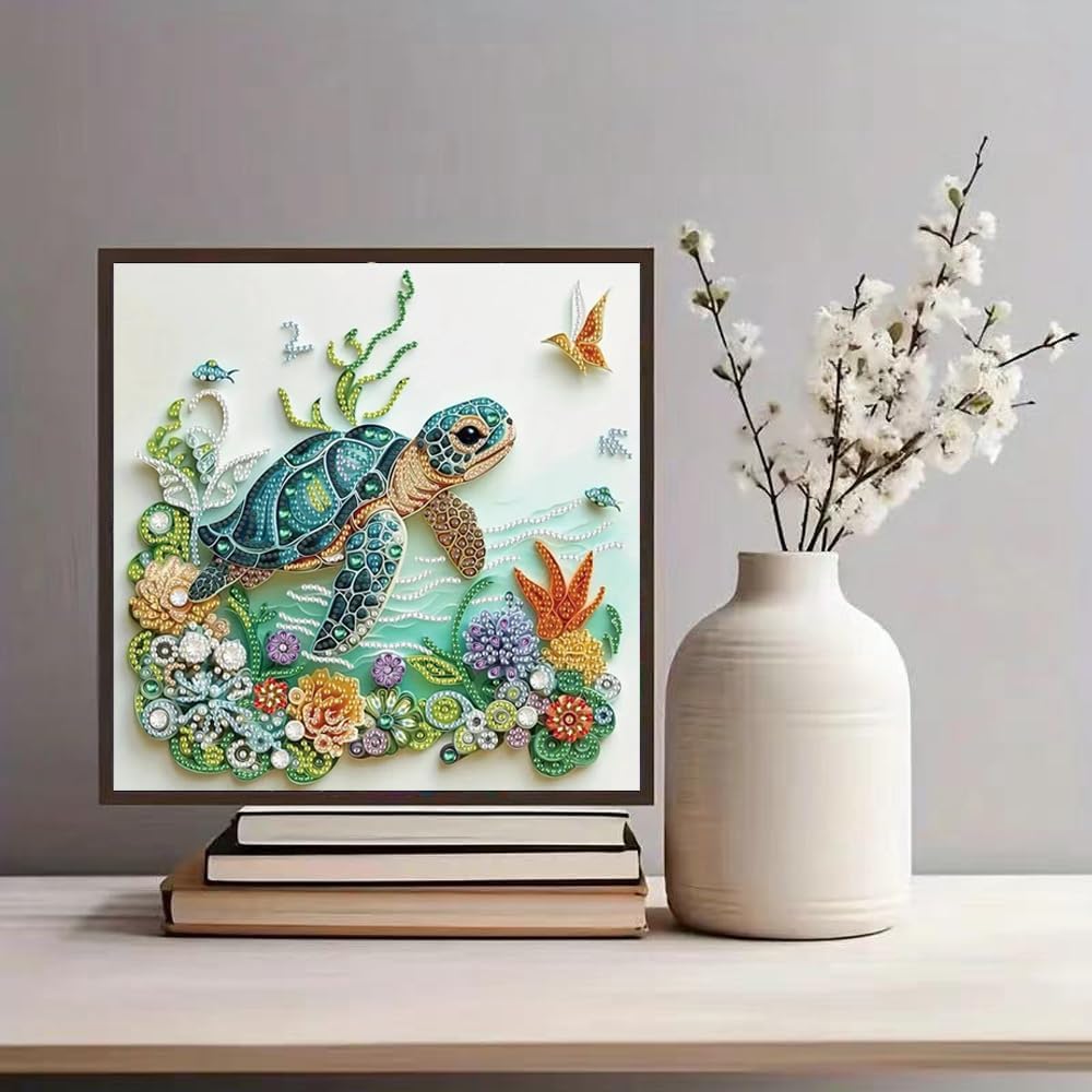 Sea Turtle Animal Diamond Pain - Resin Art Kit For Beginners review and price