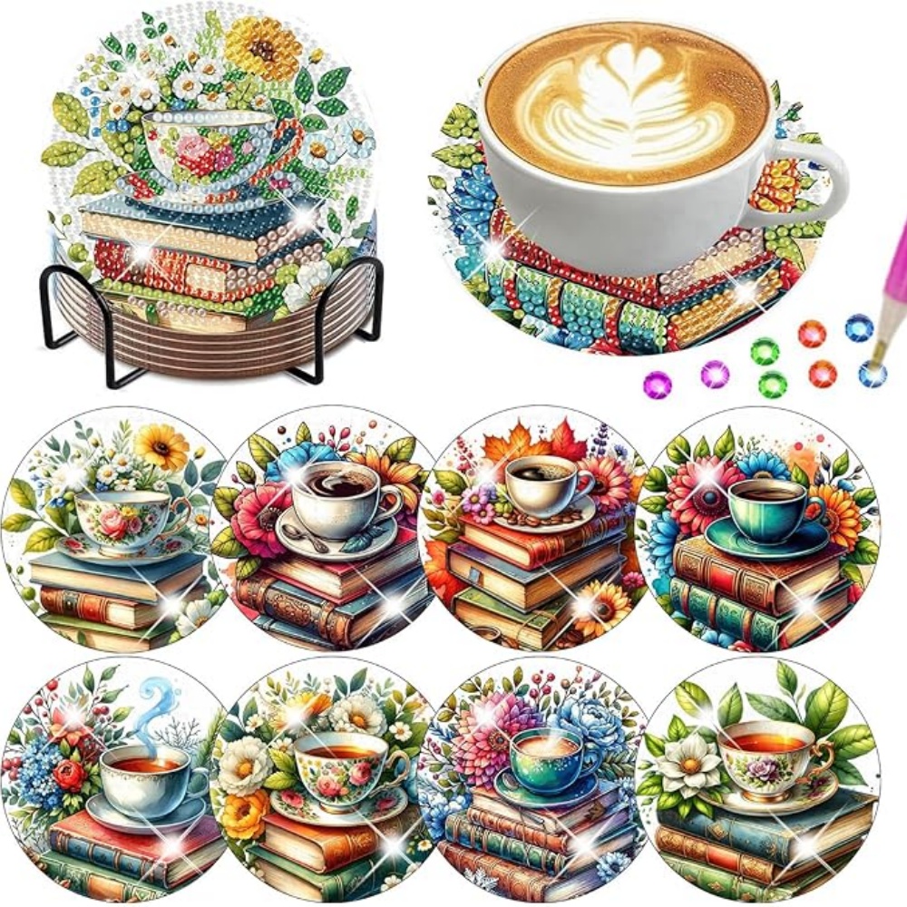 8PCS/DIY Diamond Art Painting  - Resin Art Stand review and price