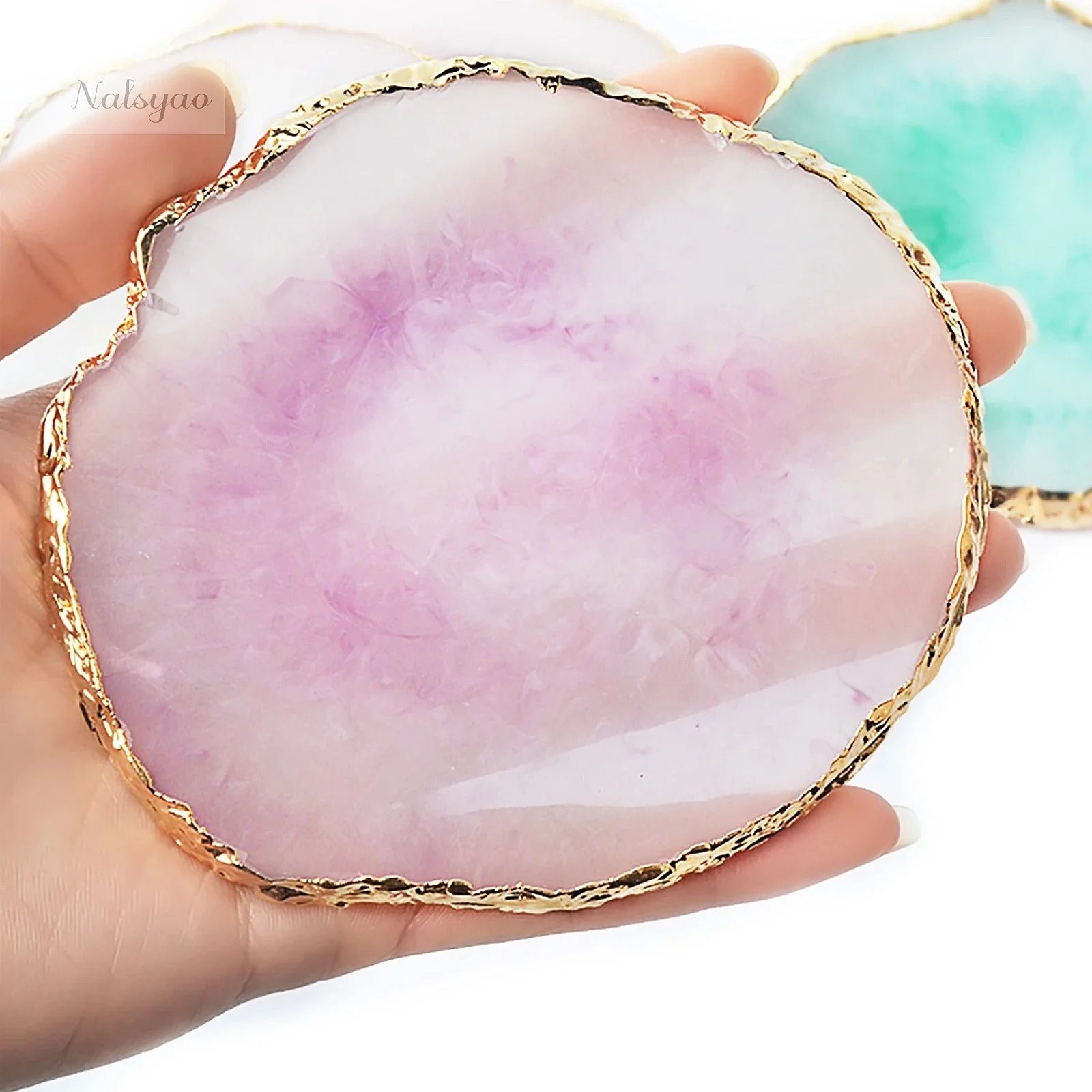 Manicure Tool 1PC Round Resin  - Resin Art Stone review and price