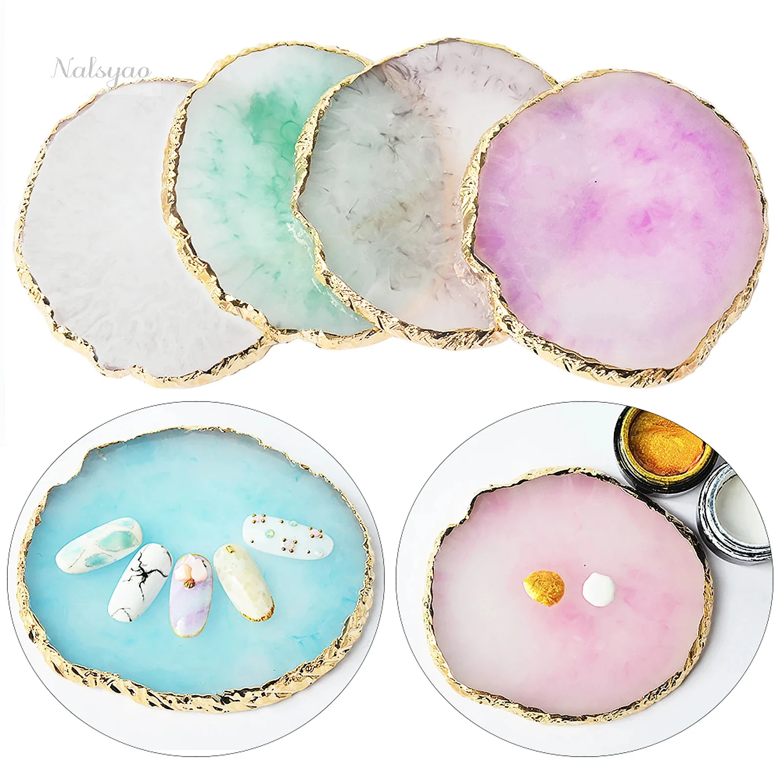 Manicure Tool 1PC Round Resin  - Resin Art Stone review and price