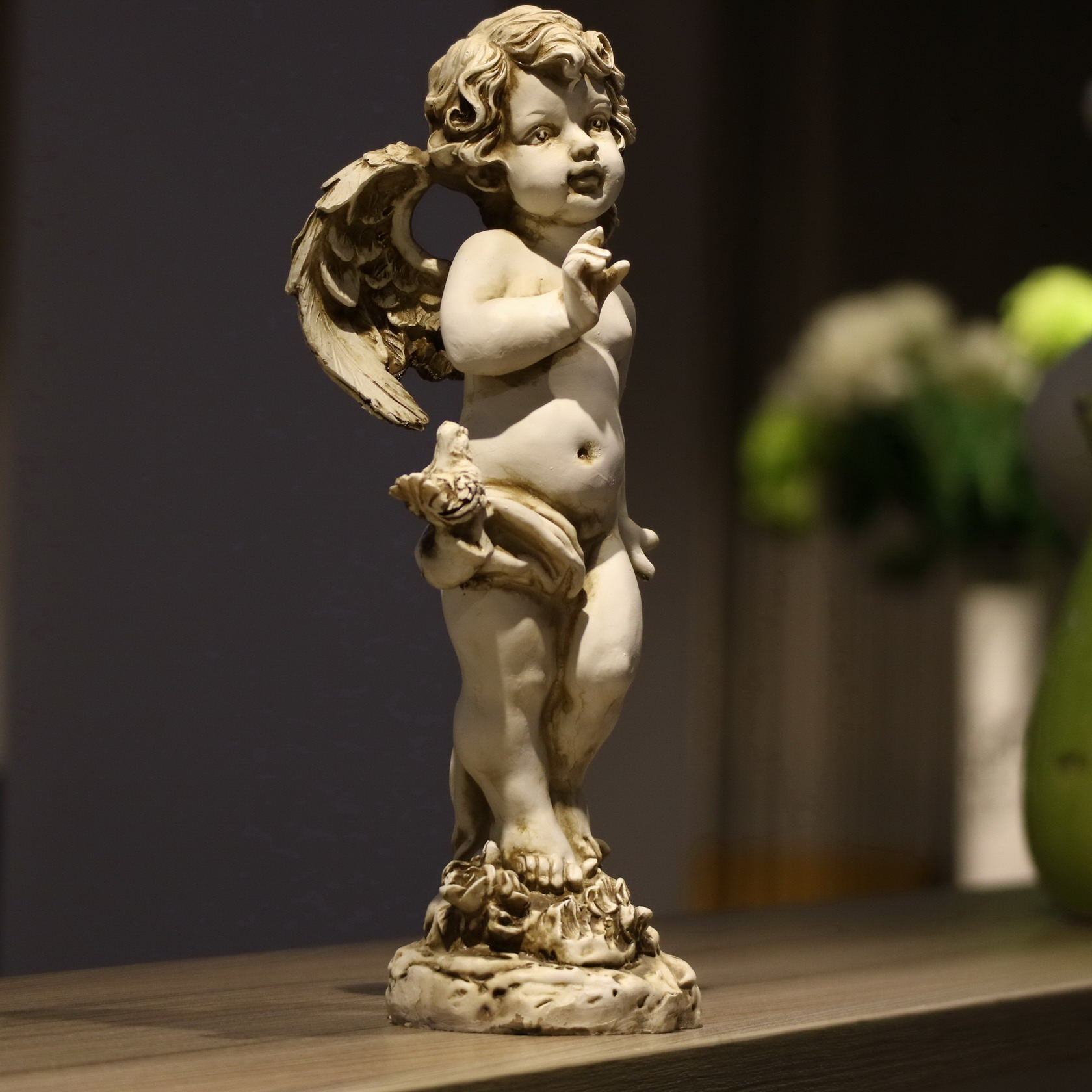 Retro Resin Angel Figurine 29c - Resin Art For Wedding Gift review and price