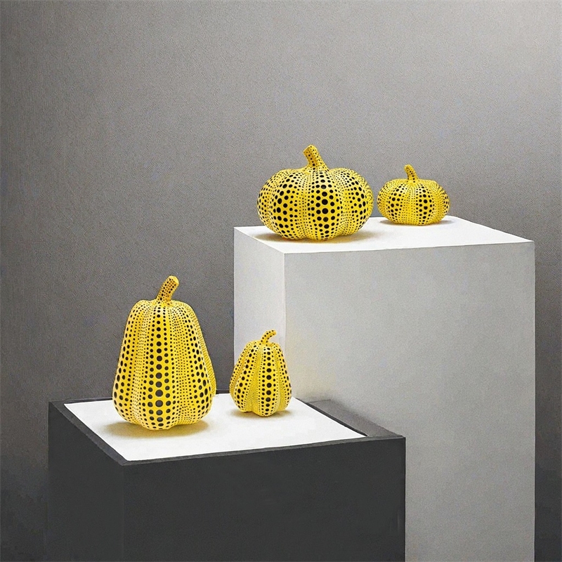 Yellow Pumpkin Resin Pigeon Ow - Resin Art For Wedding Gift review and price