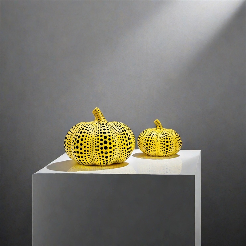 Yellow Pumpkin Resin Pigeon Ow - Resin Art For Wedding Gift review and price