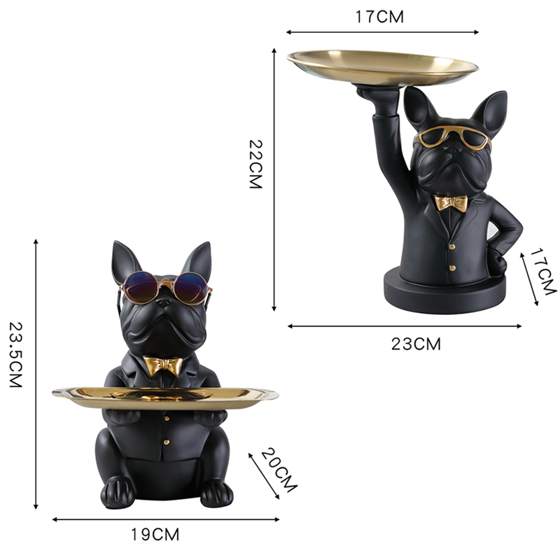 Cool Resin Bulldog Desk Storag - Resin Art Tray review and price