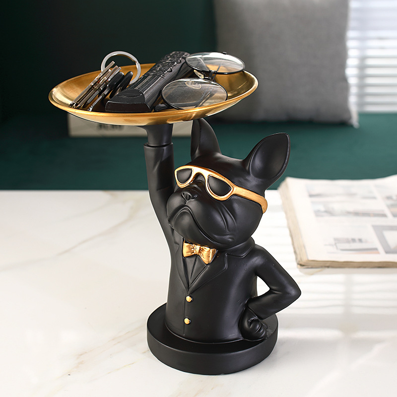 Cool Resin Bulldog Desk Storag - Resin Art Tray review and price