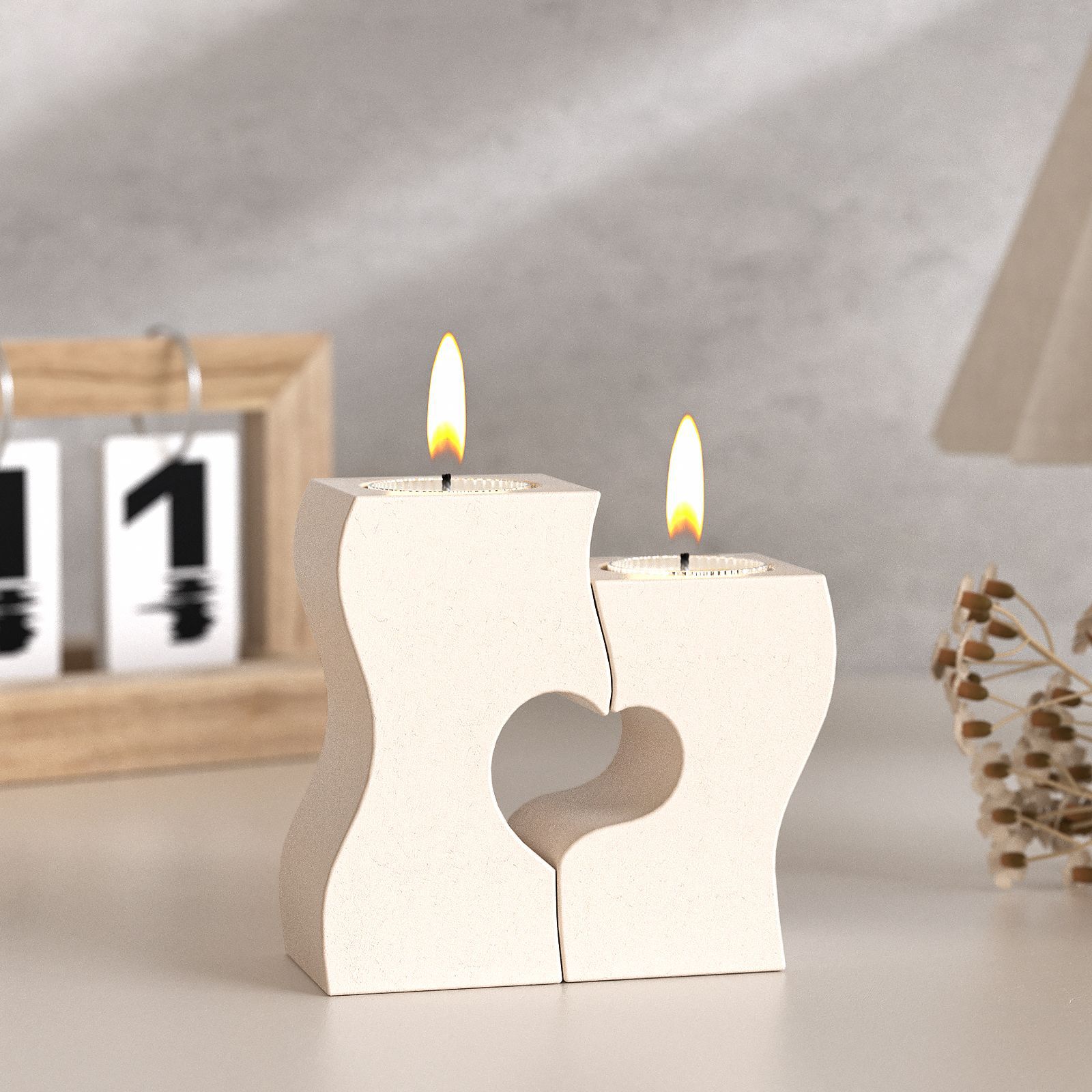 S Heart Candlestick Silicone M - Resin Art Tool Kit review and price