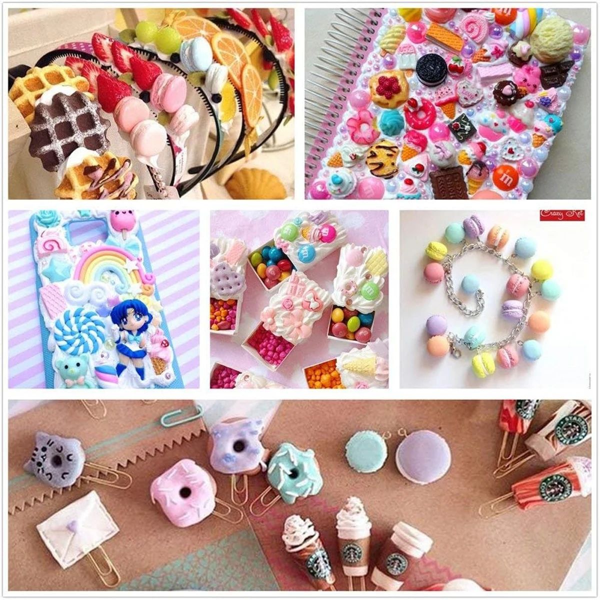 30pcs Random Candy Slime Charm - Resin Art Craft review and price