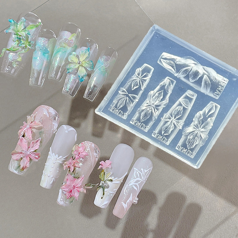 3D Flowers Nail Mold DIY Silic - Resin Art Template review and price