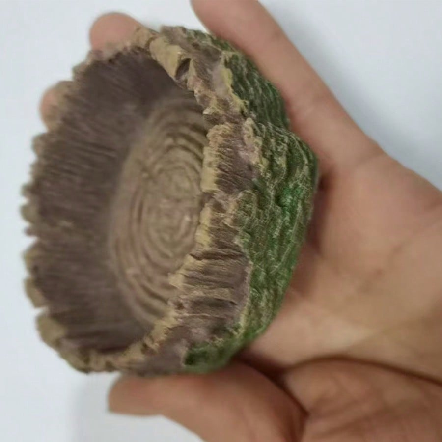1 pcs Tree Stump  Shaped Repti - Resin Art Tree review and price