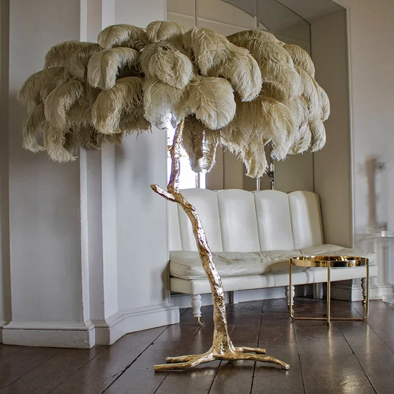Modern Led Ostrich Feather Flo - Resin Art Stand review and price