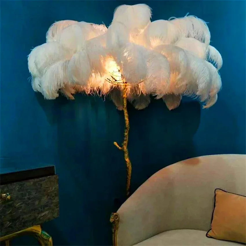 Modern Led Ostrich Feather Flo - Resin Art Stand review and price