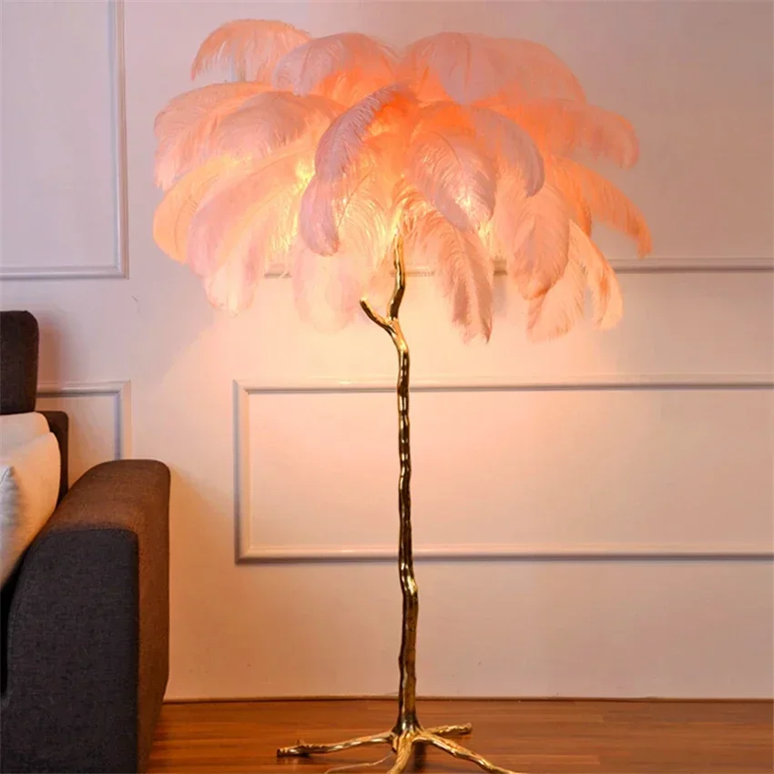Modern Led Ostrich Feather Flo - Resin Art Stand review and price
