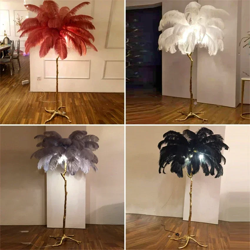 Modern Led Ostrich Feather Flo - Resin Art Stand review and price