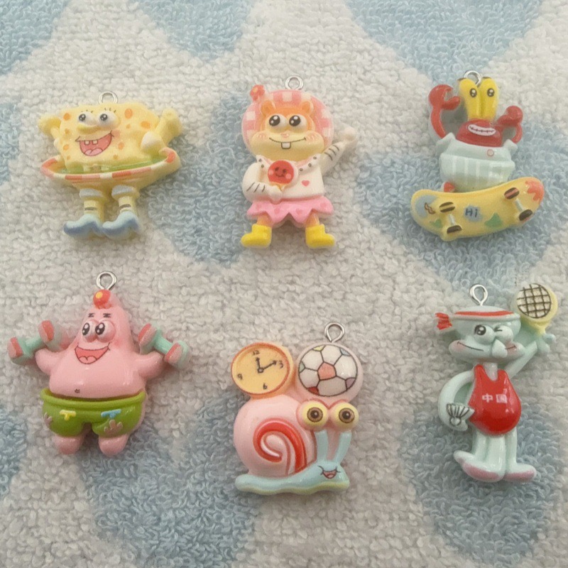 10pcs cartoon resin pendant, D - Resin Art Box review and price