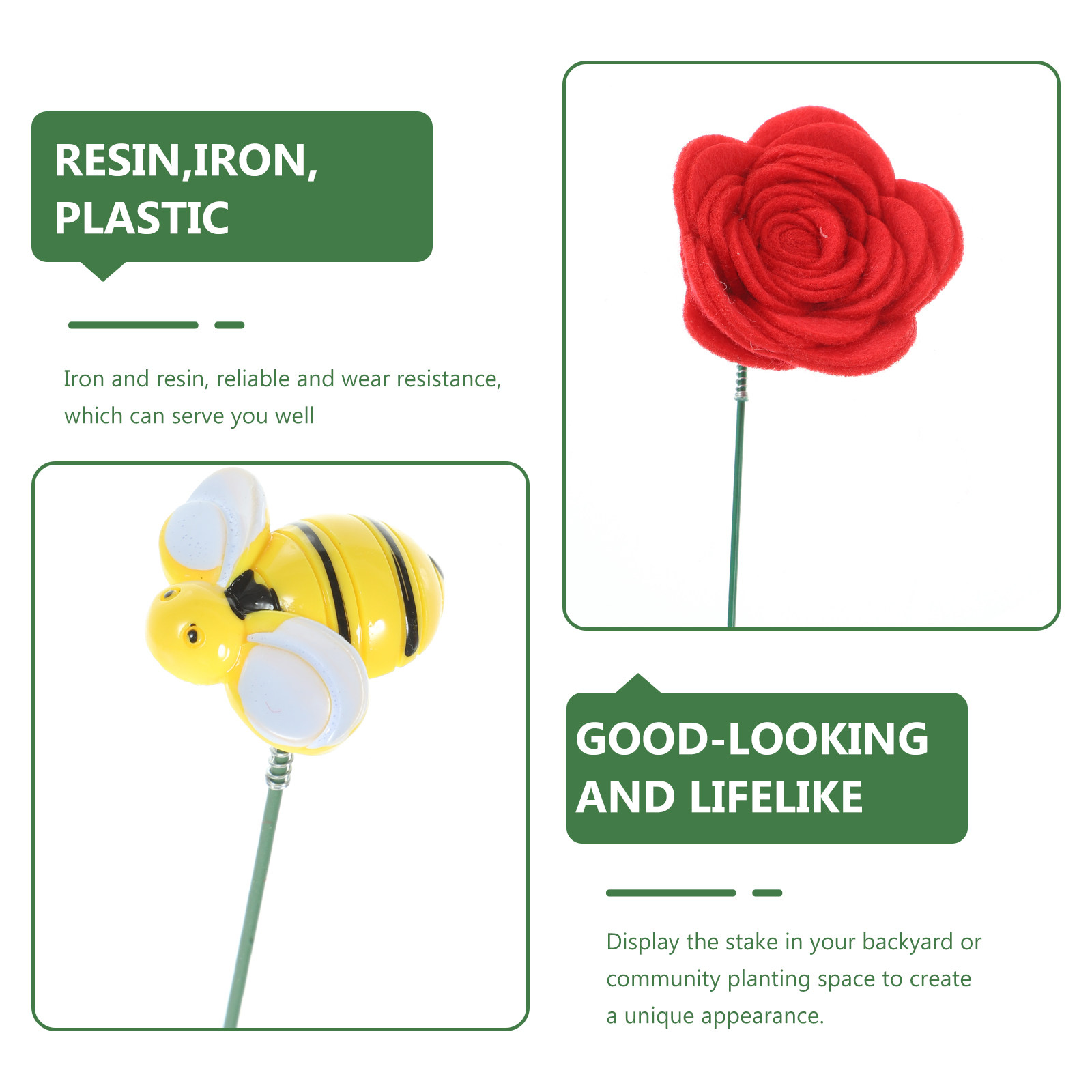 1Set Realistic Stake Decorativ - Resin Art Craft review and price