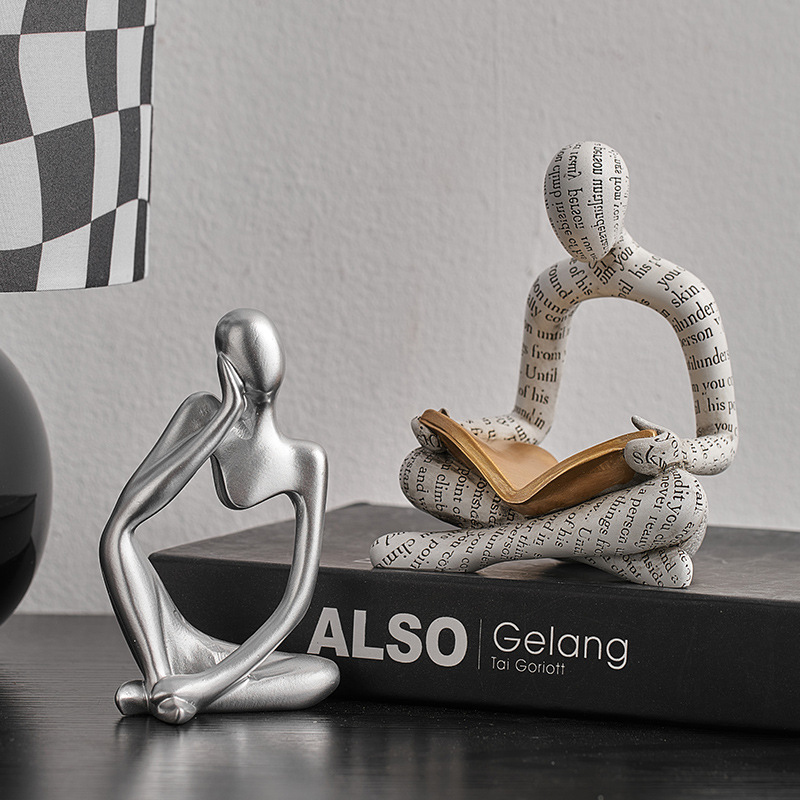 Reading Portrait Ornaments Hol - Resin Art Stand review and price