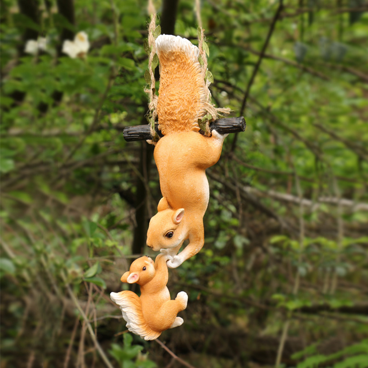 Mother Child Squirrel Resin Ha - Resin Art Tree review and price