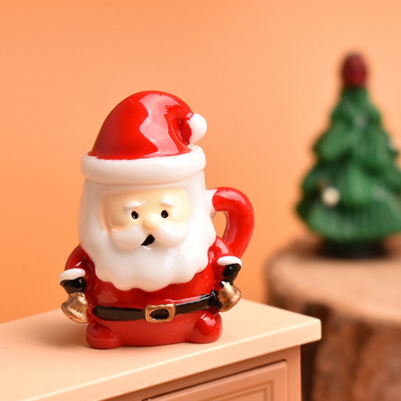 Mini Santa Teacup Ornament - R - Resin Art Craft review and price