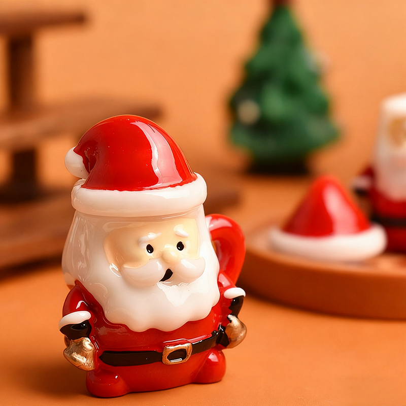 Mini Santa Teacup Ornament - R - Resin Art Craft review and price