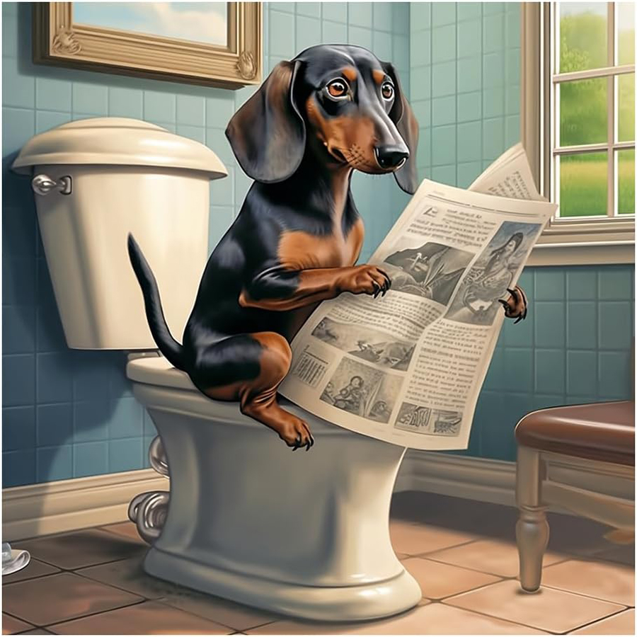 Dachshund Diamond Art Painting - Resin Art Kit For Beginners review and price