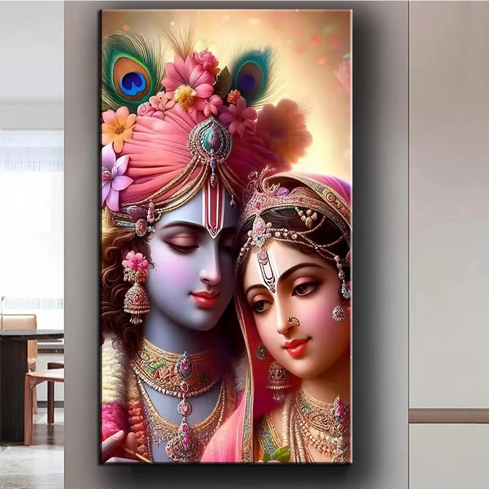 Indian Lord Radha Krishna Coup - Resin Art Radha Krishna review and price