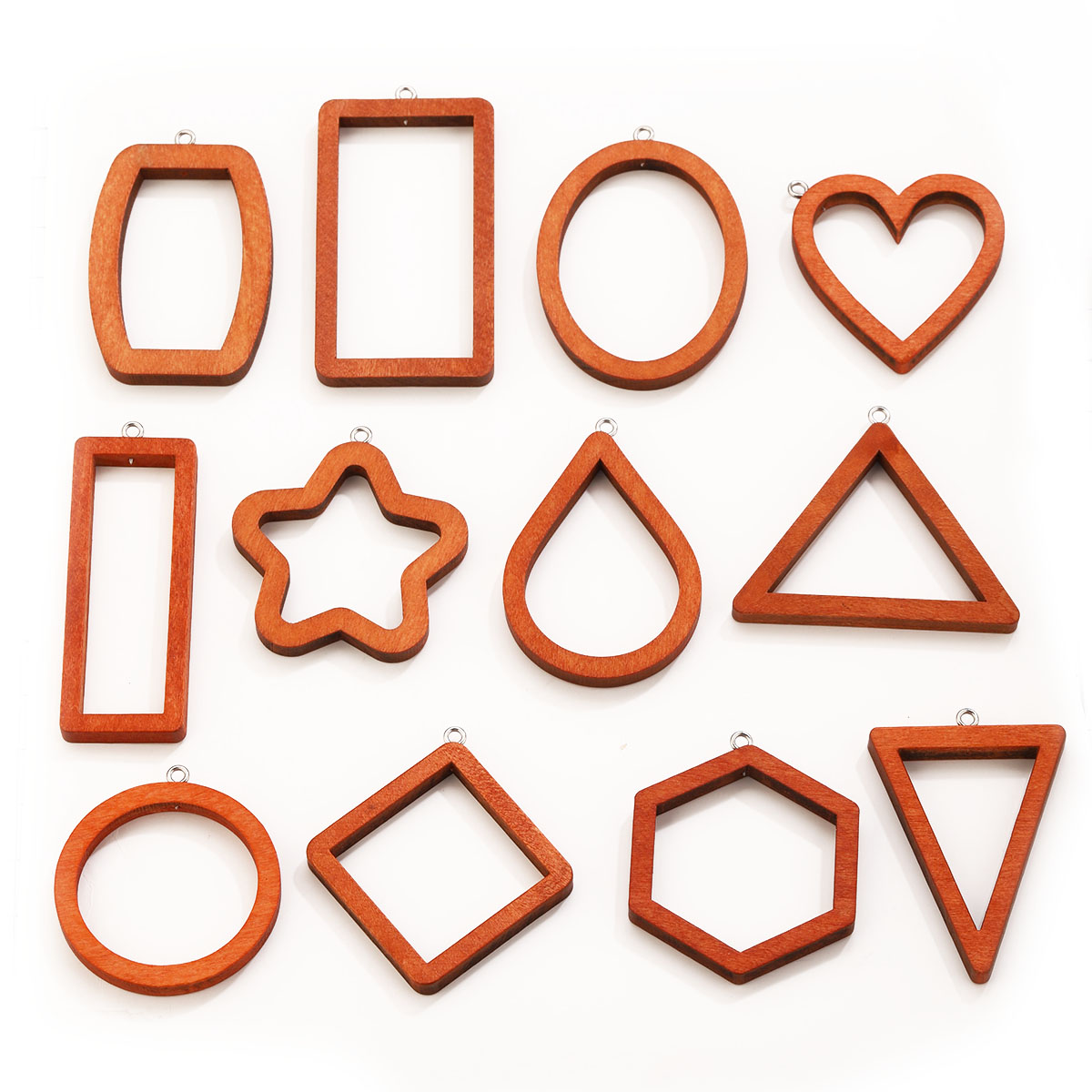 10PCS Triangle Rectangle Wood  - Resin Art Box review and price