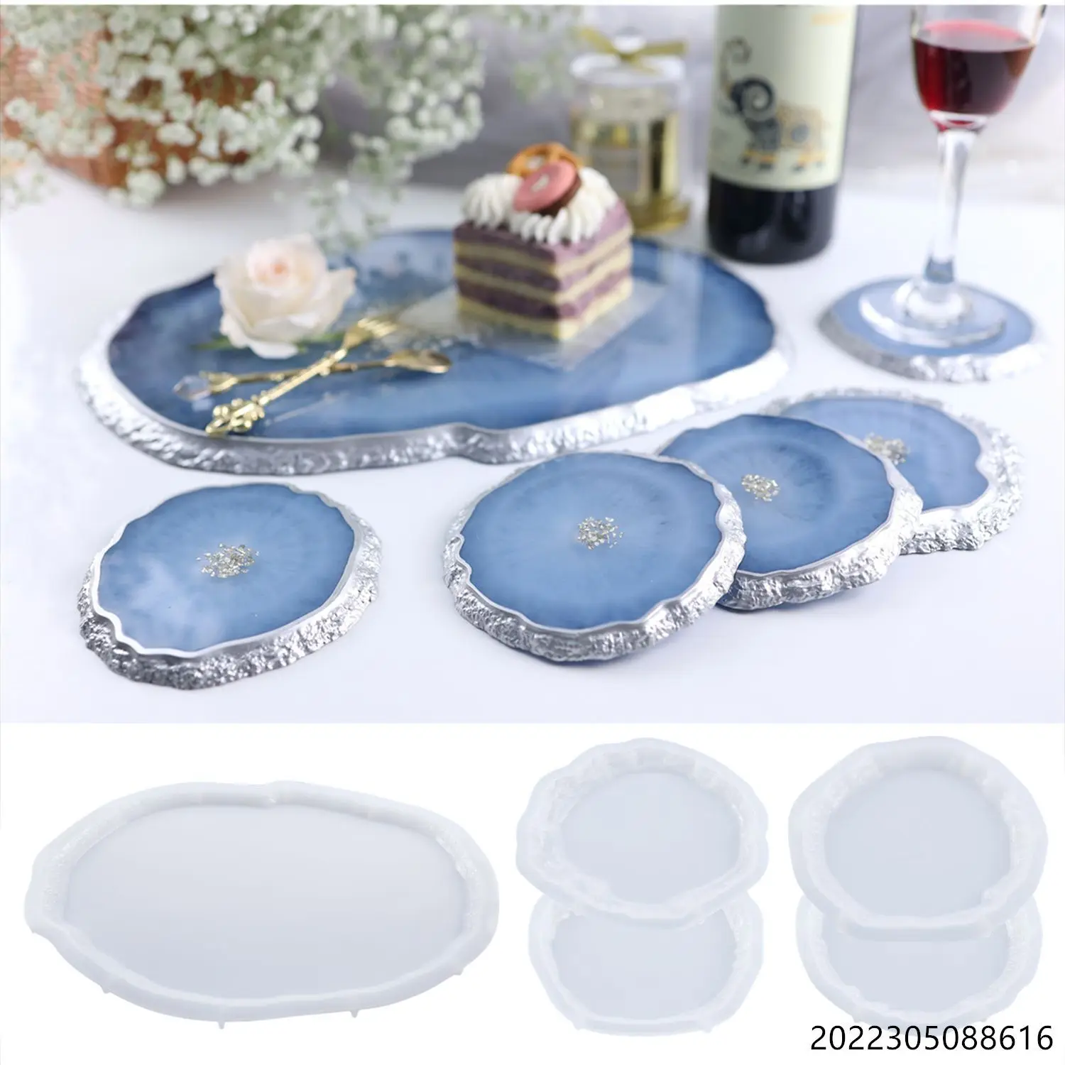 DIY Crystal Epoxy Resin Mold I - Resin Art Tray review and price