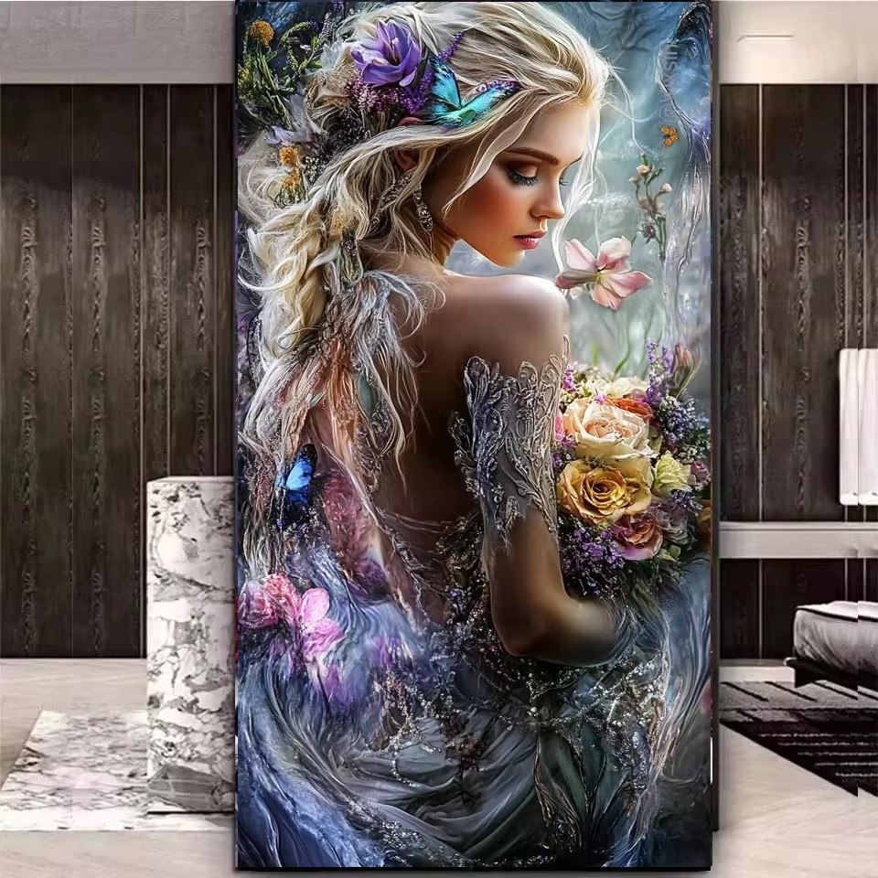 Big Size Fantasy Flowers Woman - Resin Art Kit For Beginners review and price