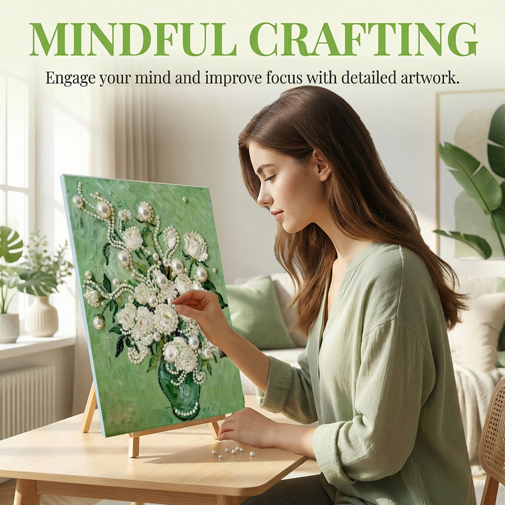 Huacan DIY Pearl Art Painting  - Resin Art Kit For Beginners review and price